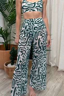 Marina Wide Leg Pants - Sardinia 8 Marina Wide Leg Pants - Sardinia -Swim Wear Shop 171