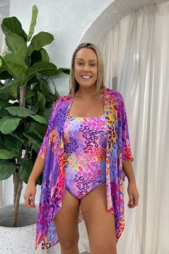 Giulia Kimono/Kaftan - Tangerine