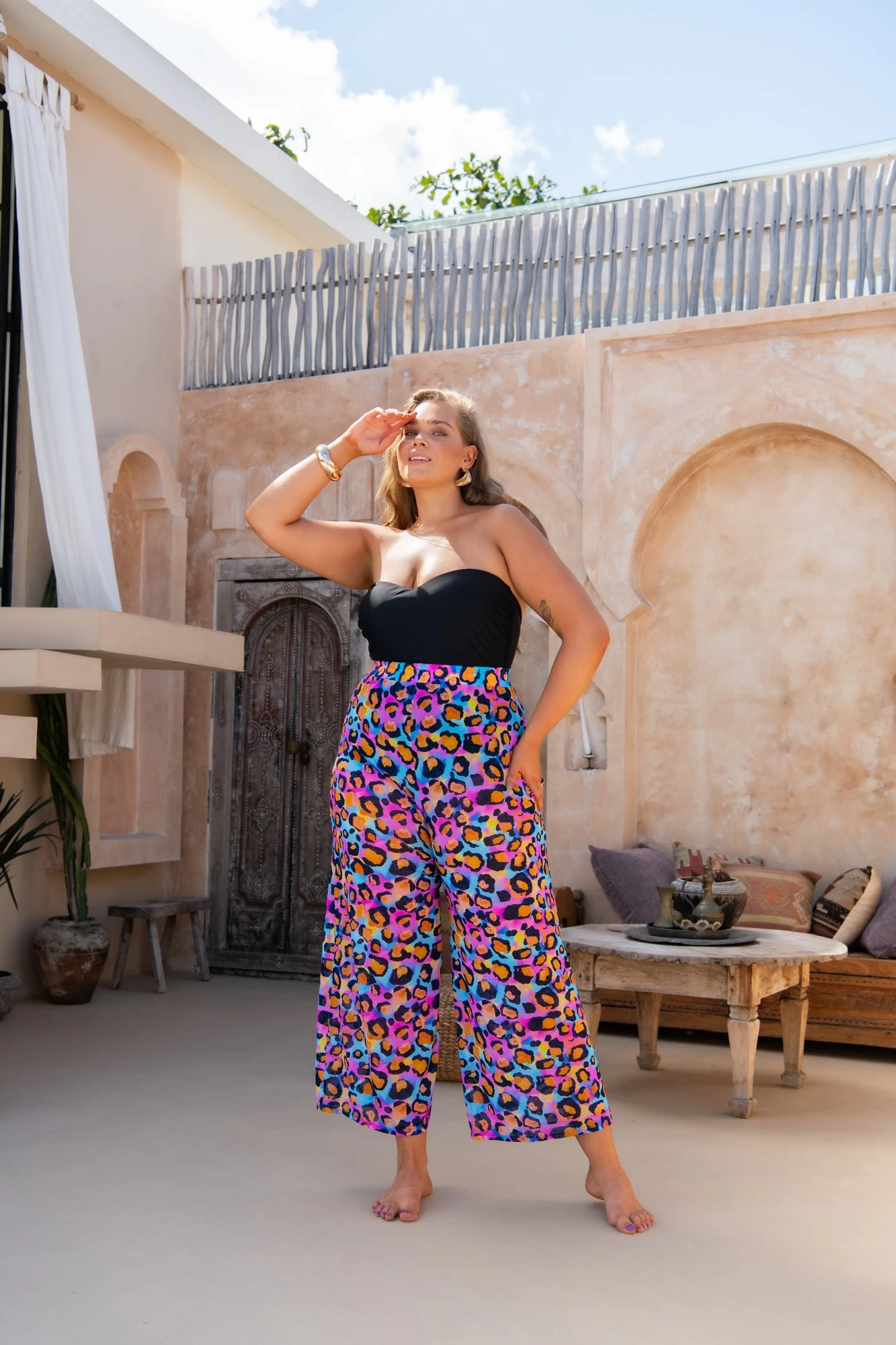 Marina Wide Leg Pants - Aella 5 Marina Wide Leg Pants - Aella - Image 5
