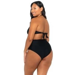 Sadie Bikini Bottom - Black On Black -Swim Wear Shop Black sadie bikini bottoms curve 2 f13513cd 2694 4759 bf7c 9ab3f0115ecd