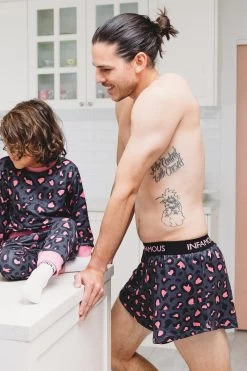 Duke Men Shorts - Stone Leopard -Swim Wear Shop DukeShortsStoneLeopard5