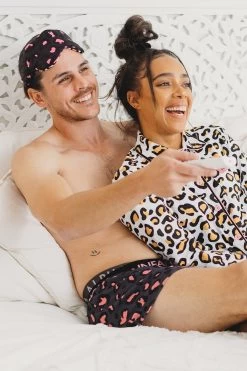 Duke Men Shorts - Stone Leopard -Swim Wear Shop DukeShortsStoneLeopard8