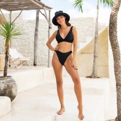 Grace Bikini Bottom - Black On Black -Swim Wear Shop Garce lola black on black 4