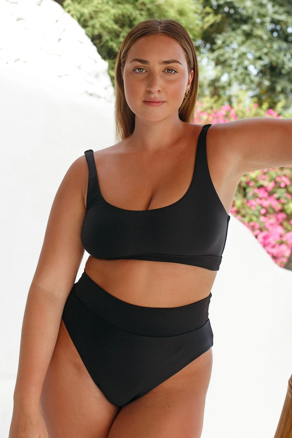 Ginger Bikini Bottom - Black On Black 9 Ginger Bikini Bottom - Black On Black - Image 9