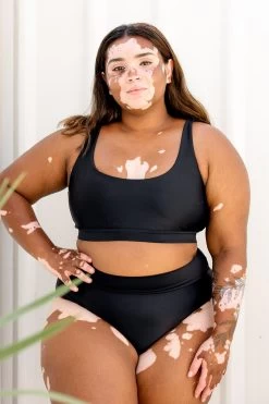 Ginger Bikini Bottom - Black On Black 18 Ginger Bikini Bottom - Black On Black -Swim Wear Shop GiaGingerBlackonBlack7