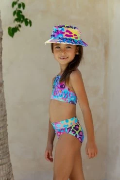 Mini Gia Bikini Set - Kaleidoscope -Swim Wear Shop GiaGingerDaisy GBRLeopards 1998
