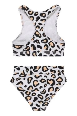 Mini Gia Bikini Set - Safari Leopard -Swim Wear Shop GiaSwimwearMiniKidsBikiniSafariLeopard1