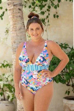 Gwen One Piece - Mediterranean Vista 12 Gwen One Piece - Mediterranean Vista -Swim Wear Shop GwenMimi MediterraneanVista Swim Jan2024 4546