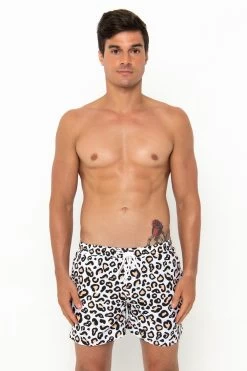 Hank Board Shorts - Safari Leopard -Swim Wear Shop Hank Safari Leopard 4