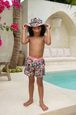 Daisy Swim Hat - Havana Day -Swim Wear Shop InfamousJuly2023 1152