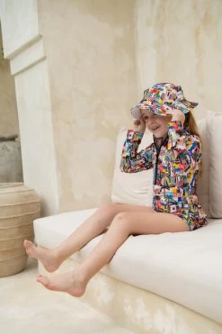 Mini Blake Surfsuit - Havana Day -Swim Wear Shop InfamousJuly2023 1635