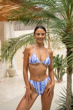 Grace Bikini Bottom - Medusa Blue -Swim Wear Shop InfamousJuly2023 6158