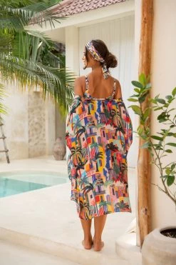 Gia Bikini Top - Havana Day -Swim Wear Shop InfamousJuly2023 7900