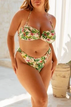 Scarlett Bandeau Top - Mystic Oasis -Swim Wear Shop InfamousSwim Oct26 3368