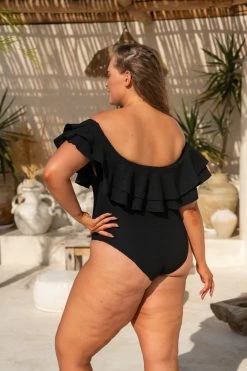 Miranda One Piece - Black Waffle -Swim Wear Shop Infamous June2024 CasaNomada 5772