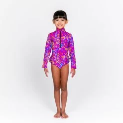 Mini Blake Surfsuit - Loveheart Leopard