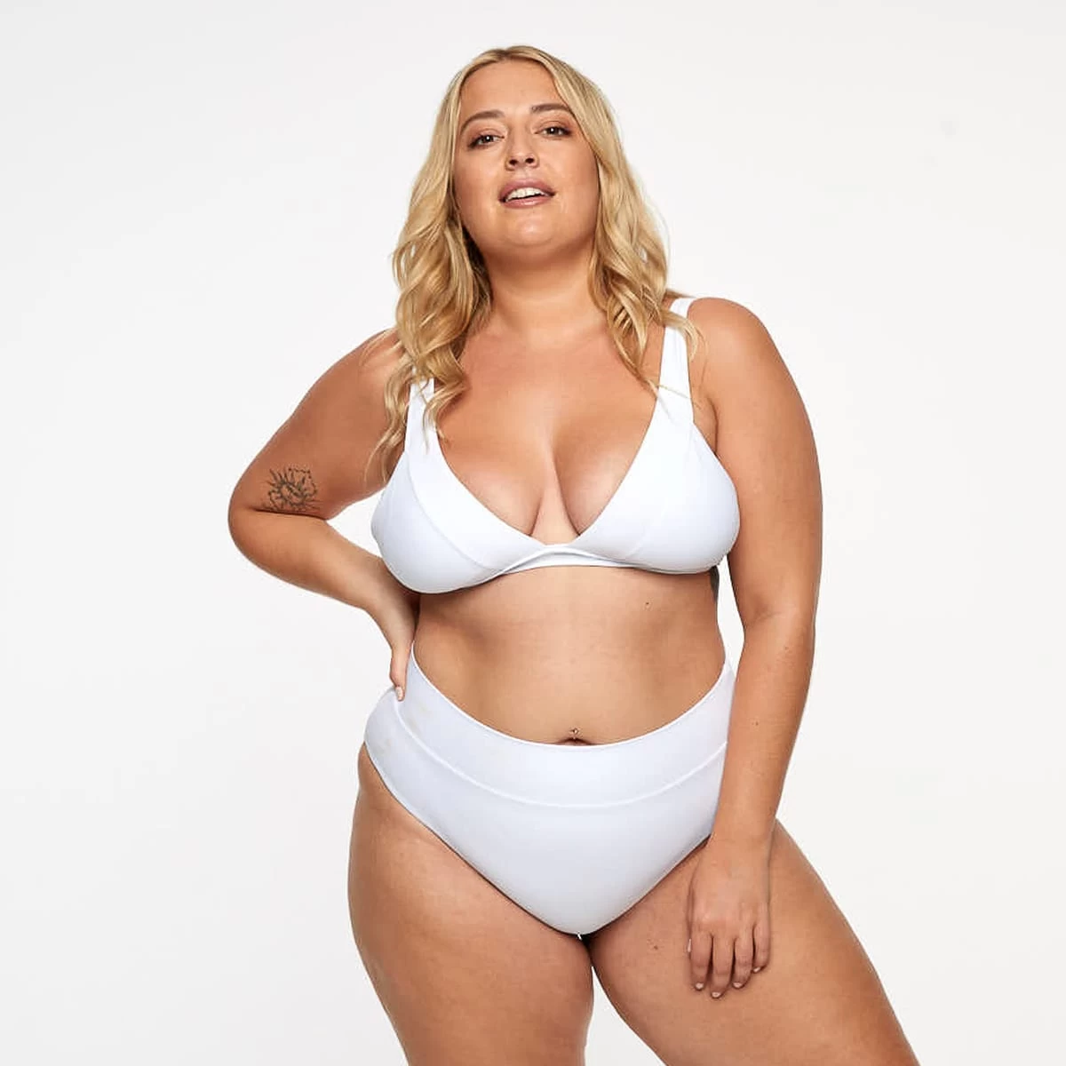 Lola Triangle Top - Fresh White 1 Lola Triangle Top - Fresh White