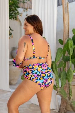 Sadie Bikini Bottom - Aella -Swim Wear Shop LolaSadieMimi GBRLeopards 457