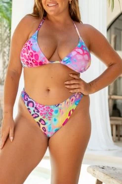 Grace Bikini Bottom - Kaleidoscope -Swim Wear Shop MiaGrace GBRLeopards 2399