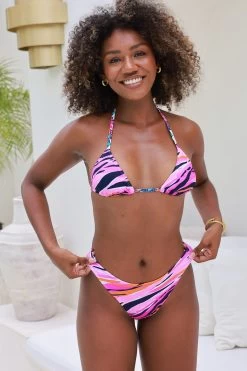 Mia String Top Final Sale - Floral Tang -Swim Wear Shop MiaGraceFloralTang1