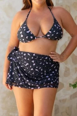 Mia String Top - Mellow Leopard -Swim Wear Shop MiaGraceSara MellowLeopard 6256