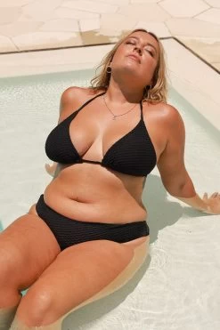 Mia String Top - Black Waffle -Swim Wear Shop MiaLunaBlackWaffle2 d10c5d65 afcd 4024 872d 3c126adf8dfd