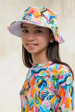 Daisy Swim Hat - Fruity Seabed -Swim Wear Shop MiniAlexDaisy FruitySeabed 246