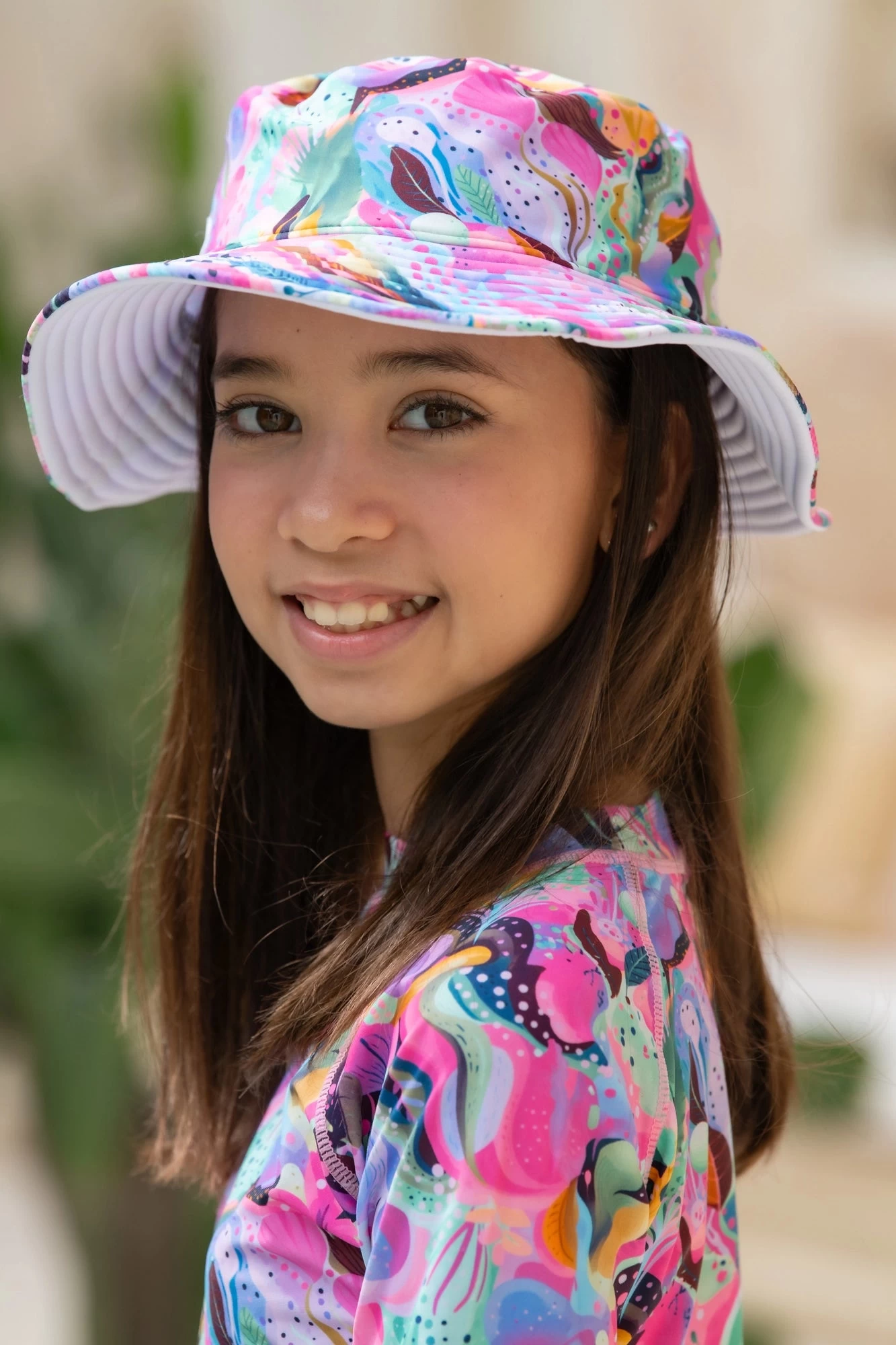 Daisy Swim Hat - Marine Fiesta 3 Daisy Swim Hat - Marine Fiesta - Image 3