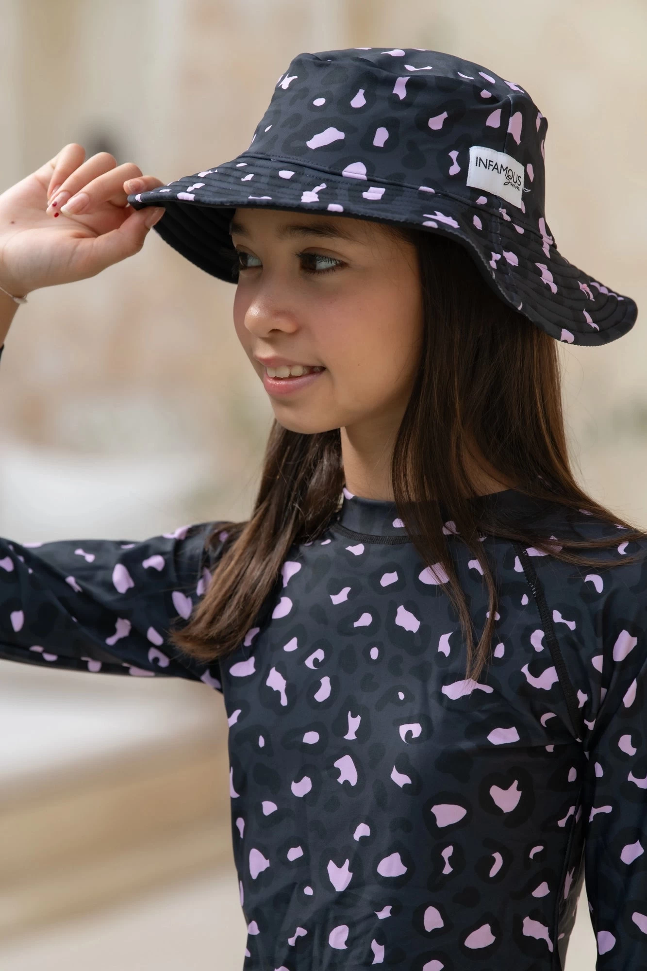 Daisy Swim Hat - Mellow Leopard 3 Daisy Swim Hat - Mellow Leopard - Image 3