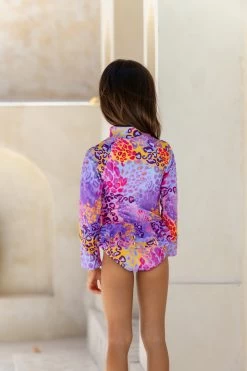 Mini Blake Surfsuit - Tangerine -Swim Wear Shop MiniBlake GBRLeopards 1848