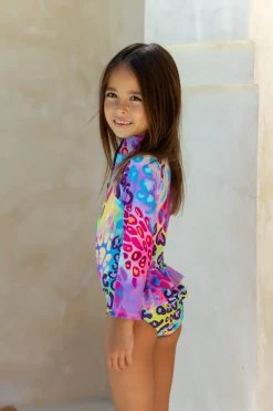 Mini Blake Surfsuit - Kaleidoscope -Swim Wear Shop MiniBlake GBRLeopards 2079
