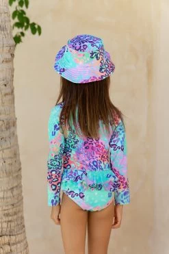 Mini Blake Surfsuit - Shimmer -Swim Wear Shop MiniBlakeCarmen GBRLeopards 2278