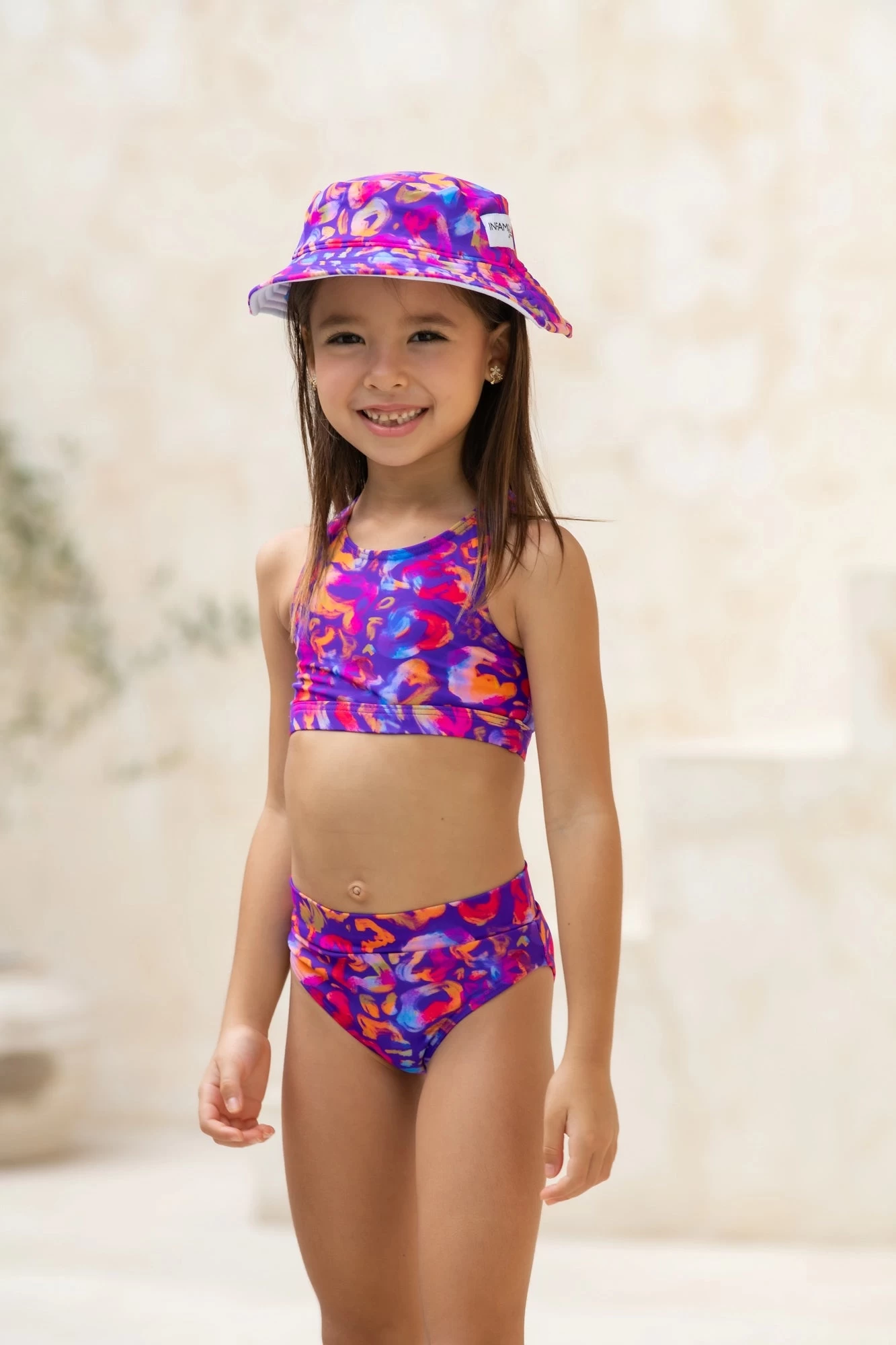 Mini Gia Bikini Set - Loveheart Leopard 2 Mini Gia Bikini Set - Loveheart Leopard - Image 2