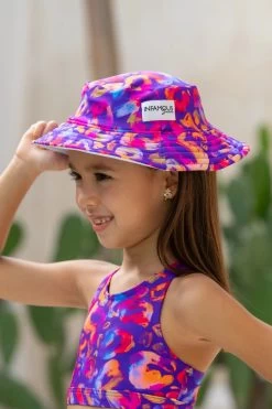 Daisy Swim Hat - Loveheart Leopard
