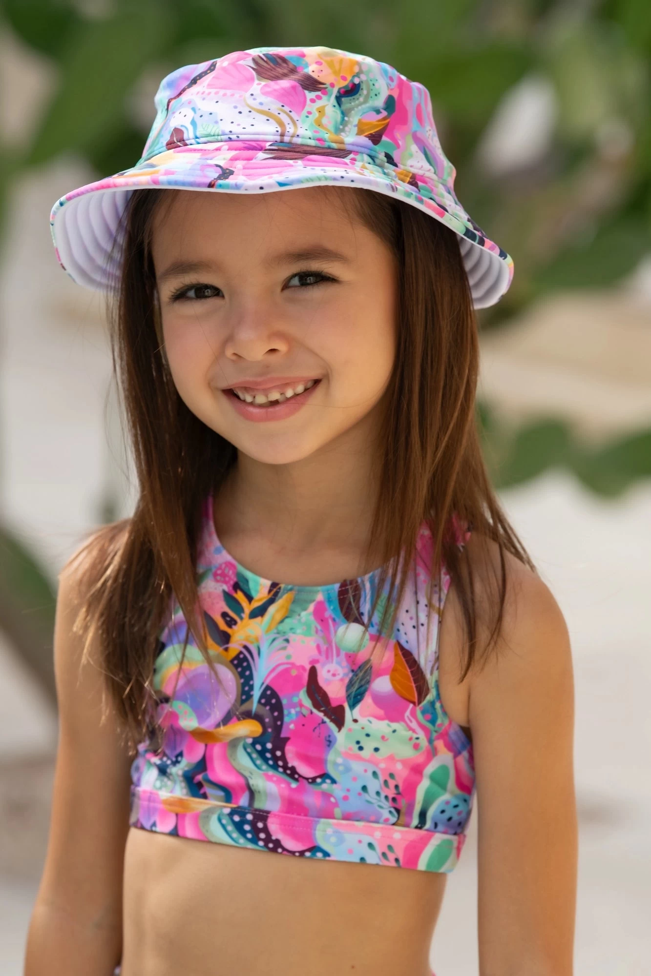 Daisy Swim Hat - Marine Fiesta 1 Daisy Swim Hat - Marine Fiesta