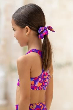 Mini Mimi Scrunchie - Loveheart Leopard