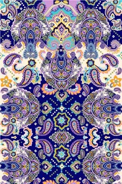 Lola Triangle Top - Peacock Swirls -Swim Wear Shop PEACOCKSWIRLS