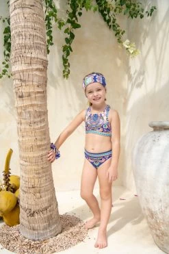 Mini Gia Bikini Set - Peacock Swirls