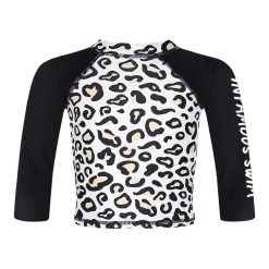 Mini Billy Rashie Top - Safari Leopard -Swim Wear Shop Rashie BlackArms 01 20 002 02a39d4d a91f 44ad aad3 9c4b8e9eccc1