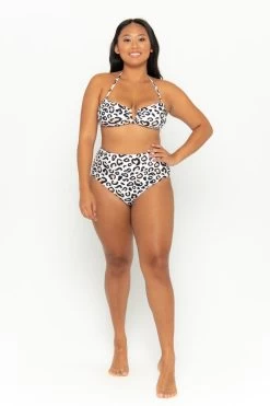 Scarlett Bandeau Top - Safari Leopard -Swim Wear Shop Safari leopard scarlett sadie curve 3