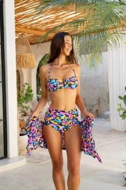Penelope Bikini Bottom - Aella -Swim Wear Shop ScarletPenelopeSara GBRLeopards 625