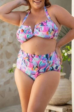 Scarlett Bandeau Top - Marine Fiesta -Swim Wear Shop ScarlettPenelope MarineFiesta 5820