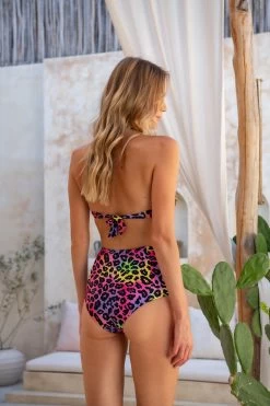 Scarlett Bandeau Top - Wildcat -Swim Wear Shop ScarlettPenelope Wildcat 6224