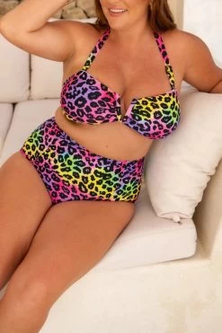 Scarlett Bandeau Top - Wildcat -Swim Wear Shop ScarlettPenelope Wildcat 6779