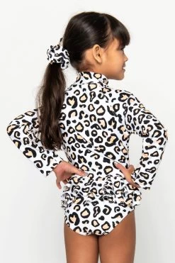 Mini Annie Rashie Set - Safari Leopard -Swim Wear Shop StudioSafariLeopardKidsMiniSwimwear36 1