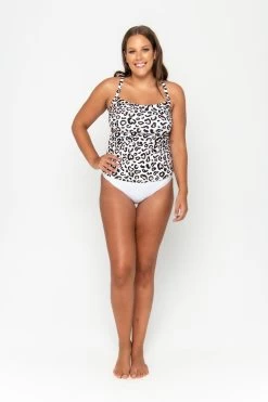 Giselle Tankini Top - Safari Leopard -Swim Wear Shop Tankini safair leo curve 1