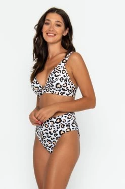 Lola Triangle Top - Safari Leopard -Swim Wear Shop Triangle safari 4