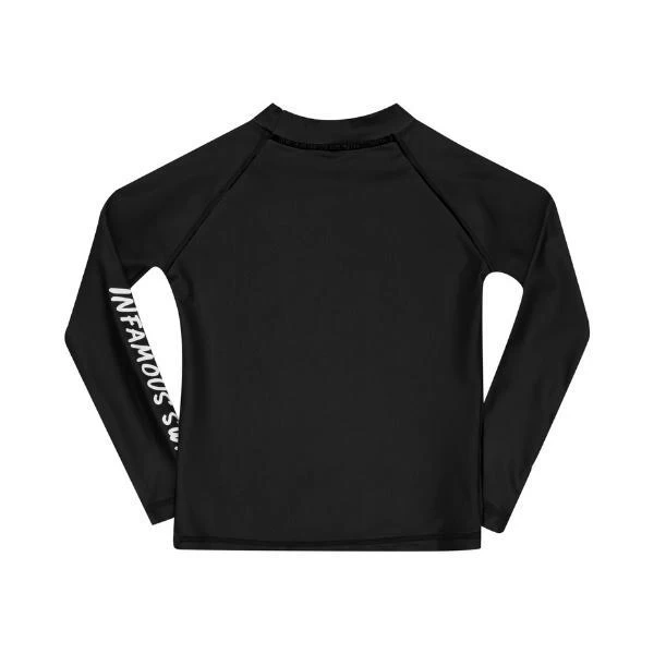 Mini Billy Rashie Top - Black On Black 9 Mini Billy Rashie Top - Black On Black - Image 9