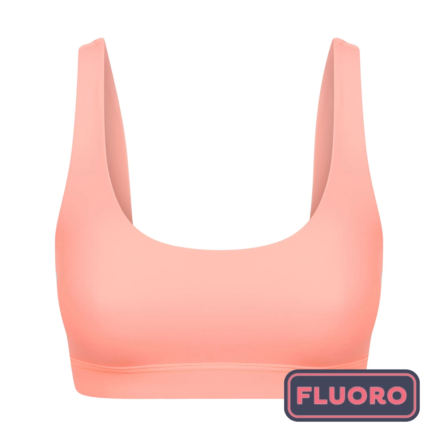 Gia Bikini Top - Fluorescent Coral 5 Gia Bikini Top - Fluorescent Coral - Image 5