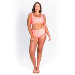 Ginger Bikini Bottom - Fluorescent Coral -Swim Wear Shop gia ginger curve fluro pink 12 641b6b4d 2138 450a 8bb6 538676951685